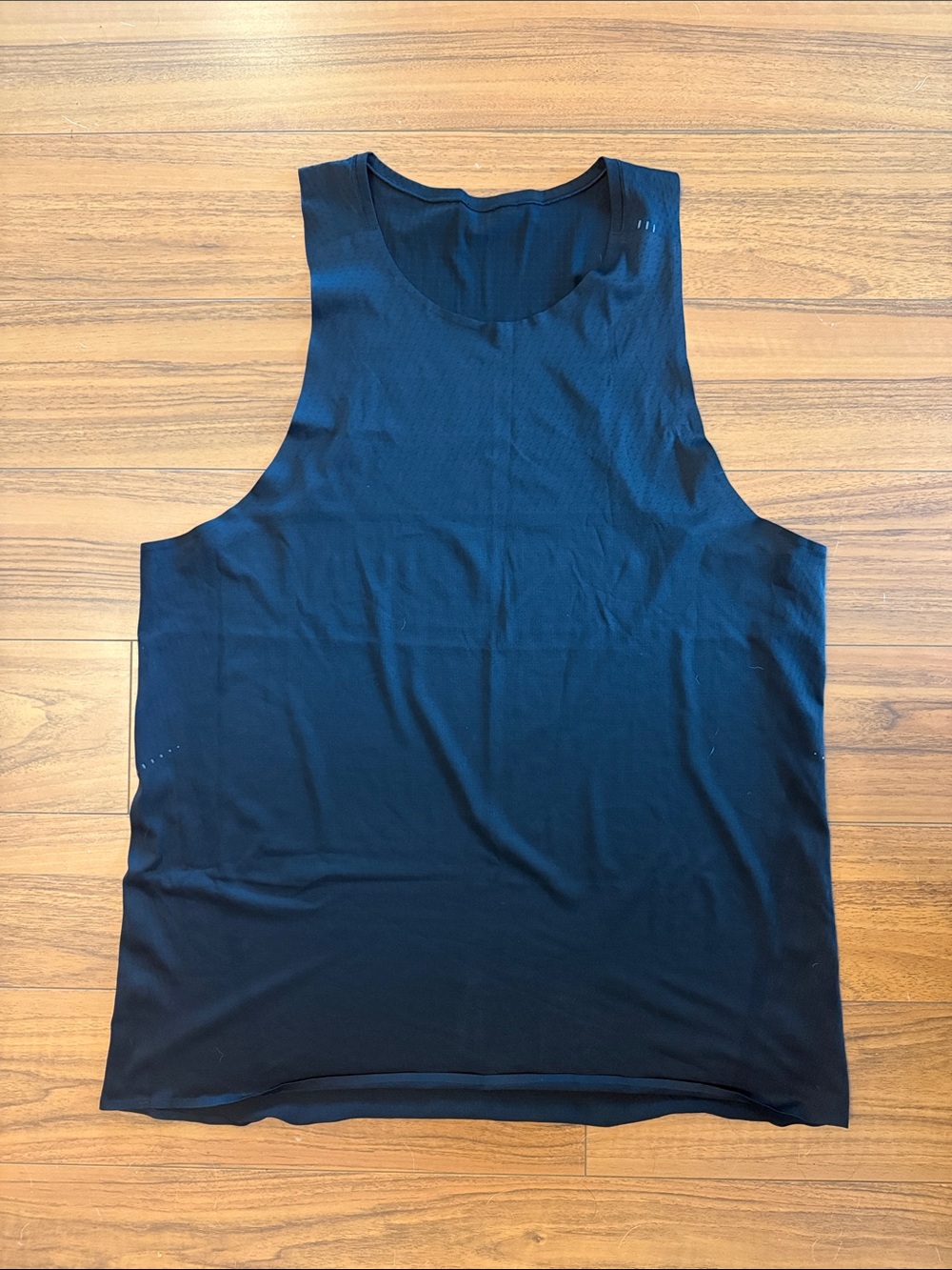 lululemon athletica Men's Black Performance Tank - Sleeveless Gym Top